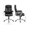 Songmics Εργονομική Διευθυντική περιστρεφόμενη καρέκλα γραφείου 65 x 70 x 115-125 cm με Συνθετικό δέρμα (OBG21BV1) (SNGOBG21BV1)-SNGOBG21BV1