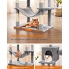 Feandrea Slim Cat Tower XXL, Height 199 cm (PCT196W01V1) (FEAPCT196W01V1)-FEAPCT196W01V1