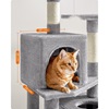 Feandrea Cat Tower, Height 155 cm, for up 5 Cats (PCT192W01)  (FEAPCT192W01)-FEAPCT192W01