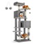 Feandrea Cat Tower, Height 155 cm, for up 5 Cats (PCT192W01)  (FEAPCT192W01)-FEAPCT192W01