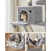 Feandrea Cat Tower XXl, Height 206 cm, up to 6 Cats (PCT190W01)  (FEAPCT190W01)-FEAPCT190W01