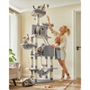 Feandrea Cat Tower XXl, Height 206 cm, up to 6 Cats (PCT190W01)  (FEAPCT190W01)-FEAPCT190W01