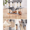 Feandrea Cat Tower XXL, Height 168 cm, for up 6 Cats (PCT165W01)  (FEAPCT165W01)-FEAPCT165W01
