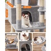 Feandrea Cat Tower XXL, Height 168 cm, for up 6 Cats (PCT165W01)  (FEAPCT165W01)-FEAPCT165W01