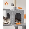 Feandrea Cat Tower, Height 143 cm, for up 4 Cats (PCT161W01)  (FEAPCT161W01)-FEAPCT161W01