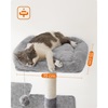 Feandrea Cat Tower, Height 143 cm, for up 4 Cats (PCT161W01)  (FEAPCT161W01)-FEAPCT161W01