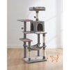 Feandrea Cat Tower, Height 143 cm, for up 4 Cats (PCT161W01)  (FEAPCT161W01)-FEAPCT161W01