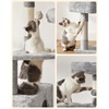 Feandrea Cat Tower, Height 142 cm, for up 2-3 Cats (PCT160W01) (FEAPCT160W01)-FEAPCT160W01