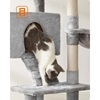 Feandrea Cat Tower, Height 142 cm, for up 2-3 Cats (PCT160W01) (FEAPCT160W01)-FEAPCT160W01