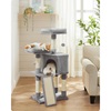 Feandrea Cat Tower, Height 115 cm, up to 3 cats (PCT141W01) (FEAPCT141W01)-FEAPCT141W01