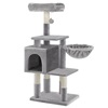 Feandrea Cat Tower, Height 110 cm, up to 3 cats (PCT52W) (FEAPCT52W)-FEAPCT52W