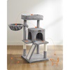 Feandrea Slim Cat Tower, Height 96 cm, for large Cats (PCT51W)  (FEAPCT51W)-FEAPCT51W