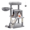Feandrea Slim Cat Tower, Height 96 cm, for large Cats (PCT51W)  (FEAPCT51W)-FEAPCT51W