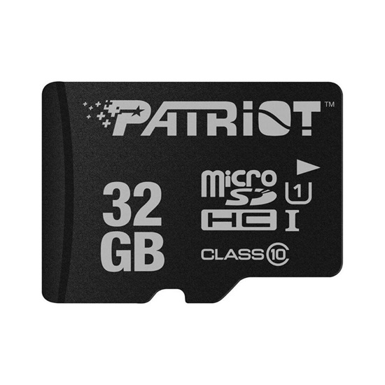 Patriot LX Series 32 GB microSDHC Black UHS-I U1 Class 10 (PSF32GMDC10) (PATRPSF32GMDC10)-PATRPSF32GMDC10
