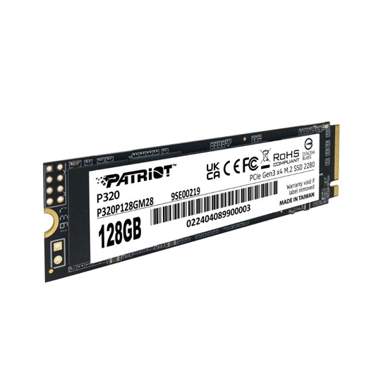 Patriot P320 128GB PCIe 3.0 x4 NVMe 1.3 M.2 2280 (P320P128GM28) (PATRP320P128GM28)-PATRP320P128GM28