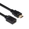 MediaRange HDMI Premium High Speed Ethernet Extension Cable, 18 Gbps, Ver. 2.0, 4k@60Hz, HDR, 3D, ARC, 2.0m, Black (MRCS256)-MRCS256
