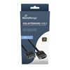 MediaRange VGA extension cable, VGA (HD15) plug to socket, 2m Cable Length, Black (MRCS249)-MRCS249