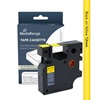 Ετικέτες Γενικής Χρήσης Mediarange (Dymo® D1/45018/S0720580) 12mm, 7m, Laminated and Permanent Adhesive, Black on Yellow (MRDY45018)-MRDY45018