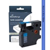 Ετικέτες Γενικής Χρήσης Mediarange (Dymo® D1/45016/S0720560) 12mm, 7m, Laminated and Permanent Adhesive, Black on Blue (MRDY45016)-MRDY45016