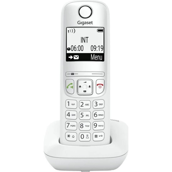 Gigaset AS690 Ασύρματο Τηλέφωνο με Ελληνικό Μενού Λευκό (S30852-H2816-B102) (GGSS30852-H2816-B102)-GGSS30852-H2816-B102