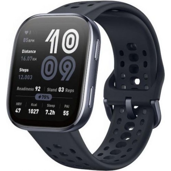 Xiaomi Smartwatch Amazfit BIP 6 Chiamata Vocale BT Black (W2435EU1N) (XIAW2435EU1N)-XIAW2435EU1N