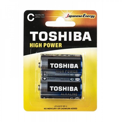 Toshiba High Power Αλκαλικές Μπαταρίες C 1.5V 2τμχ (LR14GCP-BP-2) (TOSLR14GCP-BP-2)-TOSLR14GCP-BP-2