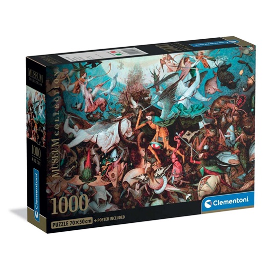 Clementoni Puzzle Museum Collection - Bruegel: The Fall of the Rebel Angels 1000pcs (39972) (CLE39972)-CLE39972
