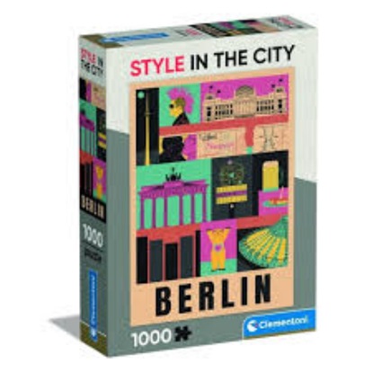 Clementoni Puzzle Style in the City Collection - Berlin 1000pcs (39845) (CLE39845)-CLE39845
