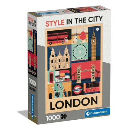Clementoni Puzzle Style in the City Collection - London 1000pcs (39844) (CLE39844)-CLE39844