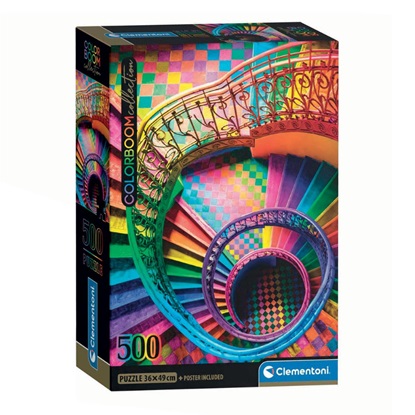 Clementoni Puzzle ColorBoom Collection - Stairs 500pcs (35591) (CLE35591)-CLE35591