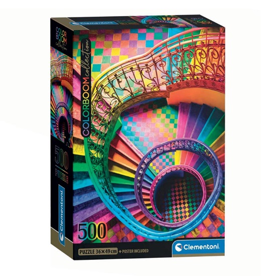 Clementoni Puzzle ColorBoom Collection - Stairs 500pcs (35591) (CLE35591)-CLE35591