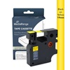 Ετικέτες Γενικής Χρήσης Mediarange (Dymo® D1/45808/S0720880) 19mm, 7m, Laminated and Permanent Adhesive, Black on Yellow (MRDY45808)-MRDY45808