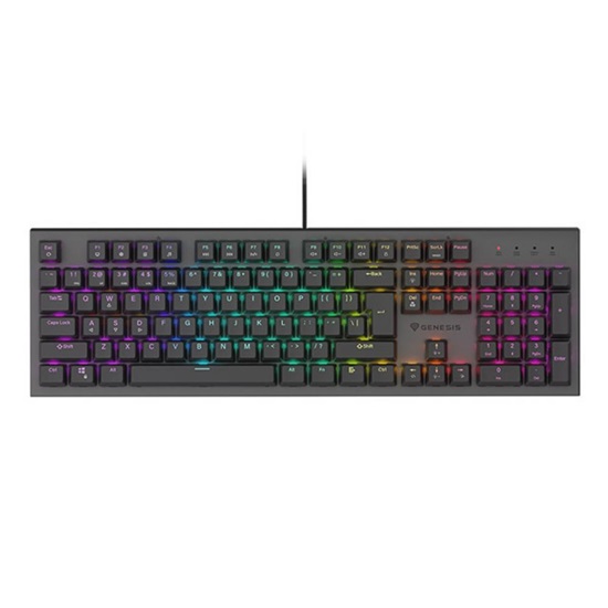 Genesis Gaming Keyboard Thor 303 US Mechanical RGB, Red Switch, Hot Swap (NKG-1877) (GNSNKG-1877)-GNSNKG-1877