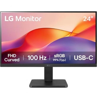 LG 24U421A-B VA FHD HDR Curved Monitor 24" (LG24U421A-B)-LG24U421A-B