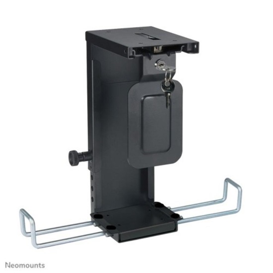 Neomounts CPU Holder Height 20-36 cm & Width 5-10 cm (CPU-D075BLACK/LK) (NEOCPU-D075BLACK-LK)-NEOCPU-D075BLACK-LK