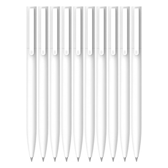 Xiaomi Στυλό Ballpoint με Μπλε Μελάνι Λευκό Σώμα 10τμχ (BHR8857GL) (XIABHR8857GL)-XIABHR8857GL