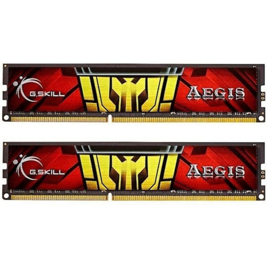 G.Skill Aegis DDR3 16GB RAM με 2x8GB Modules και Ταχύτητα 1333 για Desktop (F3-1333C9D-16GIS)-GSKF3-1333C9D-16GIS