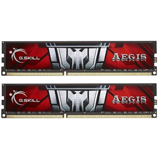 G.Skill Aegis DDR3 8GB RAM με 2x4GB Modules και Ταχύτητα 1600 για Desktop (F3-1600C11D-8GIS)-GSKF3-1600C11D-8GIS