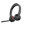 MediaRange Wireless Stereo headset with microphone & ENC, 400mAh battery, black (MROS307)-MROS307