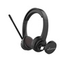 MediaRange Wireless Stereo headset with microphone & ENC, 400mAh battery, black (MROS307)-MROS307
