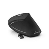 MediaRange Ergonomic 6-button wireless optical mouse for right-handers (Black, Wireless) (MROS232)-MROS232