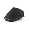 MediaRange Corded ergonomic 6-button optical mouse for left-handers (Black, Wired) (MROS231)-MROS231
