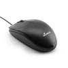 MediaRange Optical Mouse Corded 3-Button Silent-click (Black, Wired) (MROS212)-MROS212