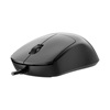 MediaRange Optical Mouse Corded 3-Button (Black, Wired) (MROS211)-MROS211