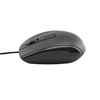 MediaRange Optical Mouse Corded 3-Button (Black, Wired) (MROS211)-MROS211