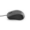 MediaRange Optical Mouse Corded 3-Button (Black, Wired) (MROS210)-MROS210