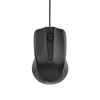 MediaRange Optical Mouse Corded 3-Button (Black, Wired) (MROS210)-MROS210