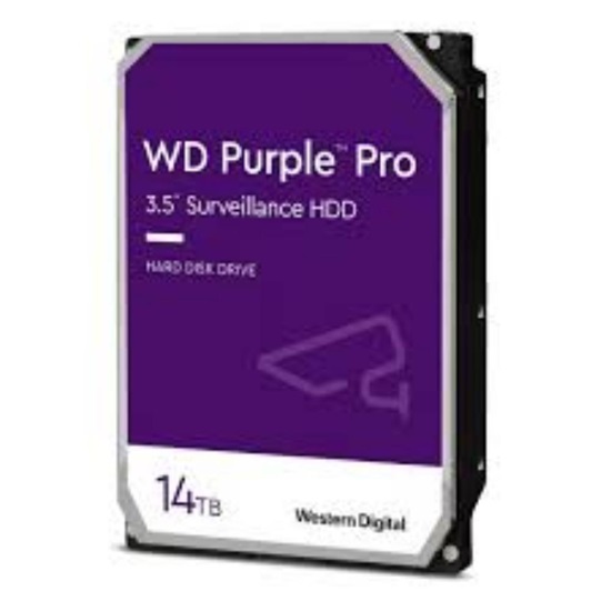 Western Digital Εσωτερικός Σκληρός Δίσκος 14TB SATA6Gb 512MB 7200rpm (WD142PURP)-WD142PURP