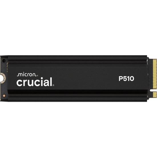 Crucial P510 Gen5 2280 2TB NVMe PCIe M.2 SSD mit Heatsink (CT2000P510SSD5) (CRUCT2000P510SSD5)-CRUCT2000P510SSD5