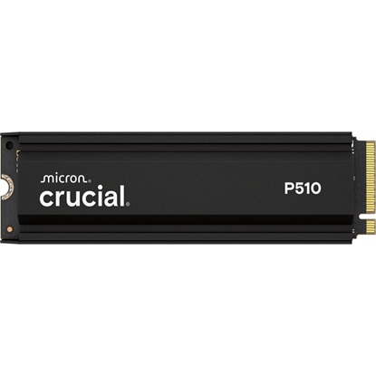 Crucial P510 Gen5 2280 1TB NVMe PCIe M.2 SSD mit Heatsink (CT1000P510SSD5) (CRUCT1000P510SSD5)-CRUCT1000P510SSD5